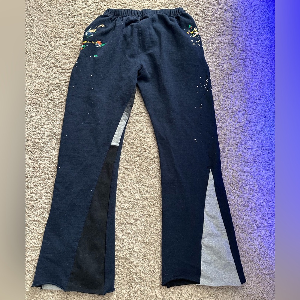 Navy Blue Mnml sweatpants “gallery dept”